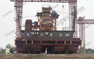 LD400 400lm³ Per Hour River Sand Mining Chain Bucket Dredger - Leader Dredger